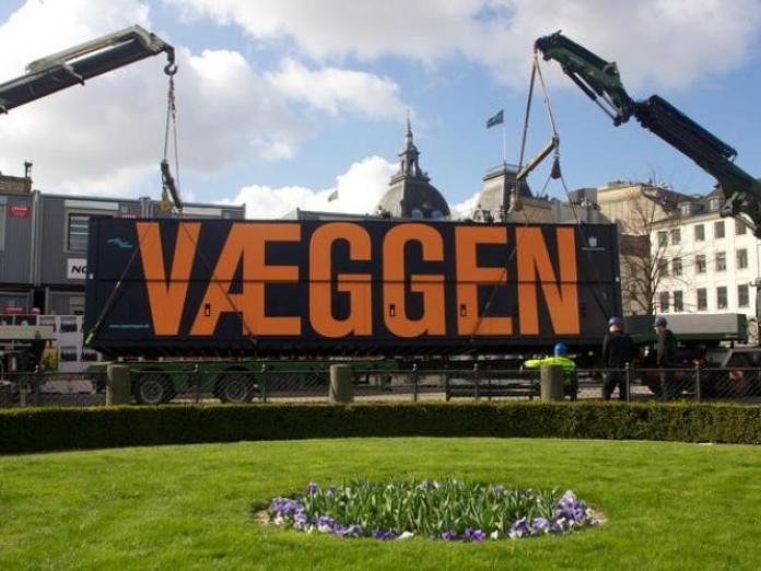 Væggen ankommer til Kongens Nytorv i 2011