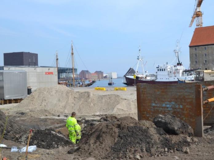 Udgravning på Christianshavn