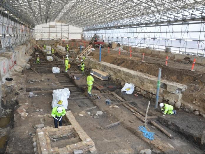 Udgravning på Gammel Strand