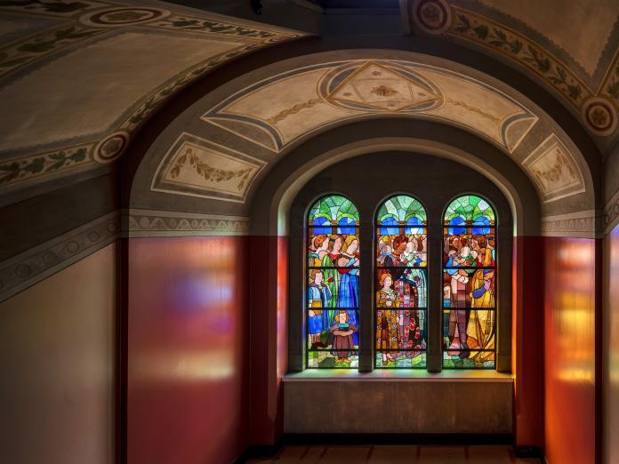 Mosaik af Agnes Slott-Møller i Københavns Museums foyer