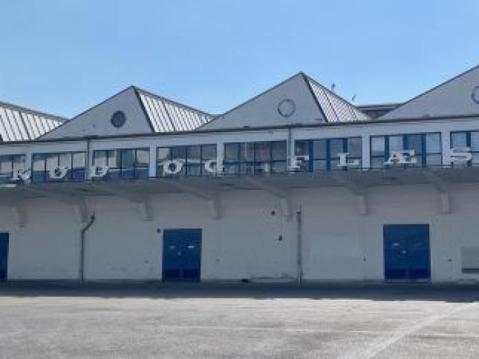 Udsnit af Københavns Kød- og Flæskehal i den Hvide Kødby