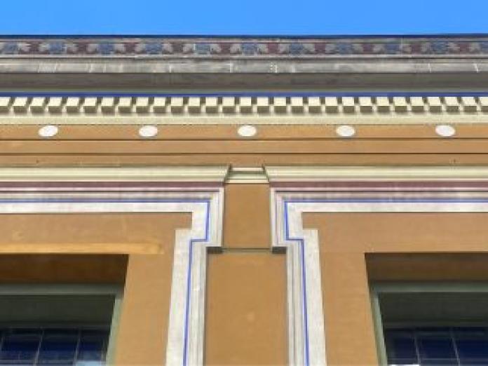 Parti af facade på Thorvaldsens Museum