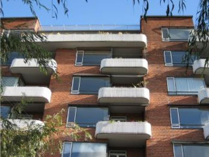 Udsnit af facade på Vester Søhus