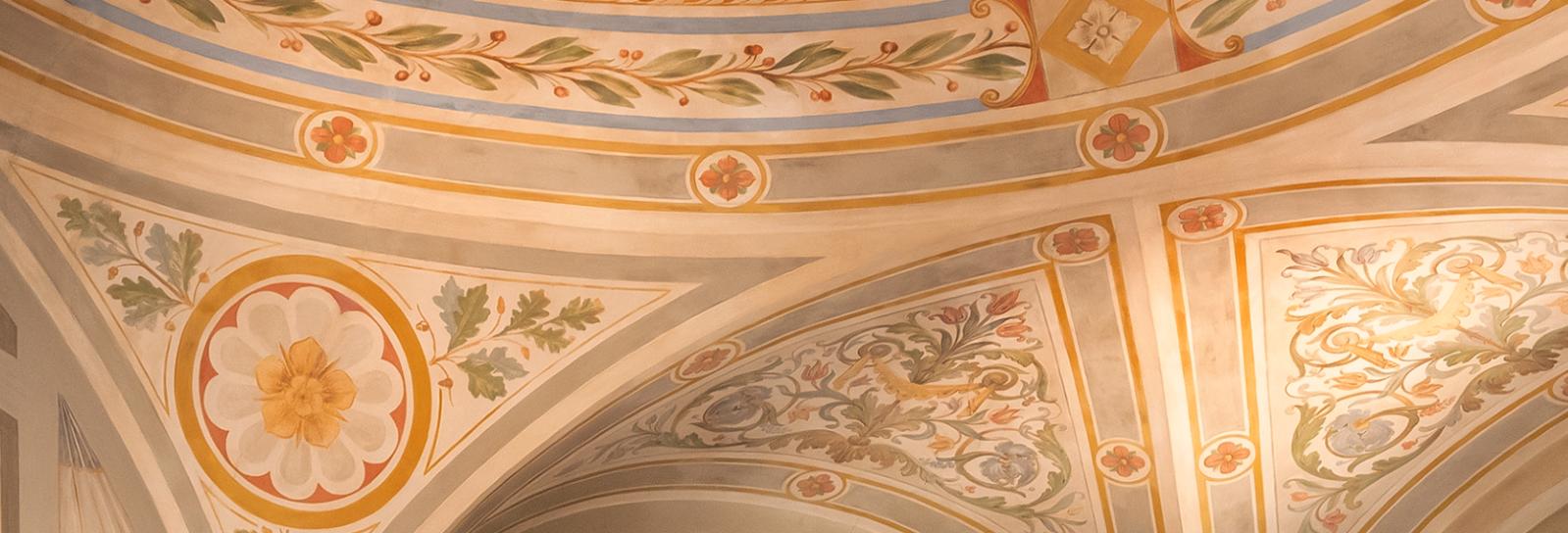 Loftet i foyer på 1. sal