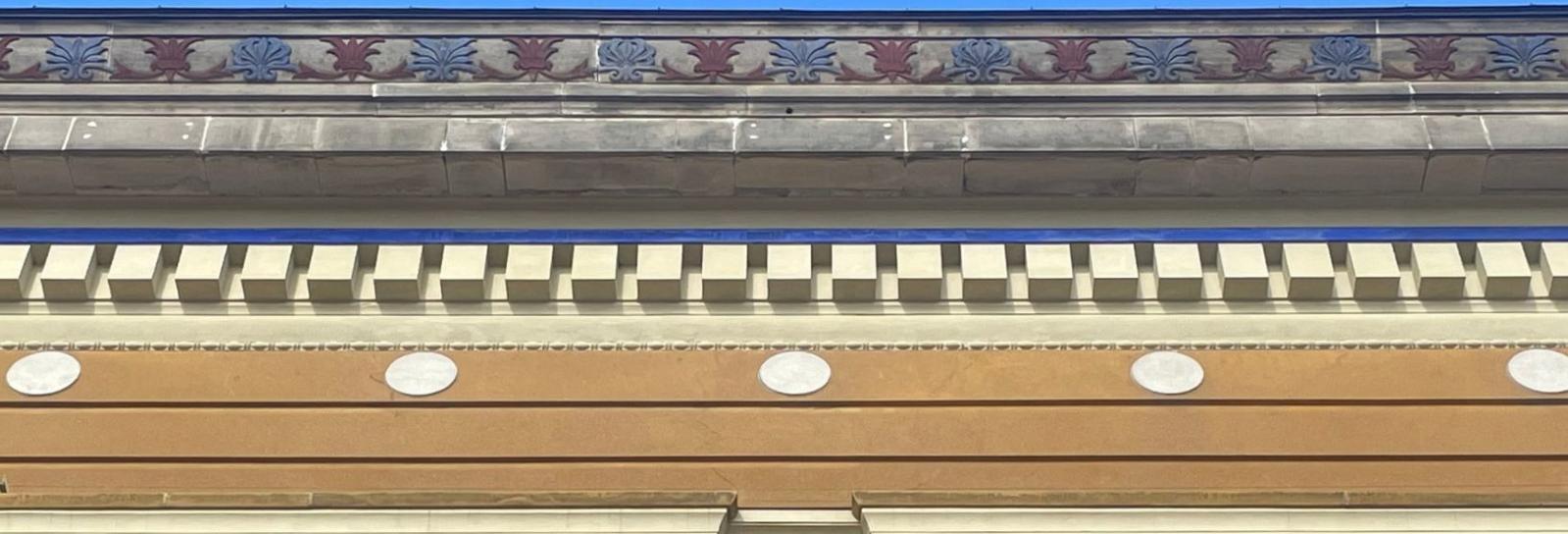 Udsnit af frise på Thorvaldsens Museum