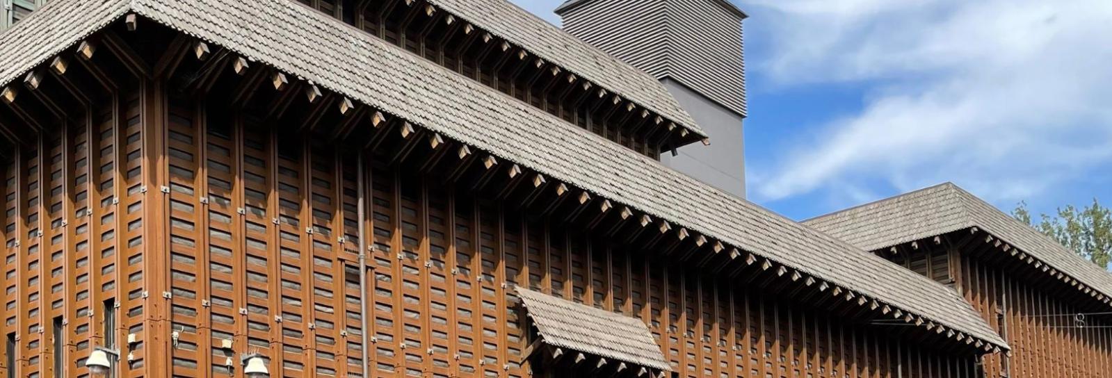 Udsnit af transformatorbygning på Nyborggade